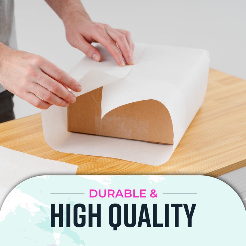 Bryco Goods White Kraft Paper Roll - 36â€ x 100â€™ (1200â€) - Made in USA - Banner Paper for Painting, Easel Use, Bulletin Boards, Wall DÃ©cor, Gift Wrapping, and Children's Projects - Image 5